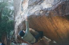 Bouldering in Hueco Tanks on 11/30/2019 with Blue Lizard Climbing and Yoga

Filename: SRM_20191130_1812470.jpg
Aperture: f/2.2
Shutter Speed: 1/250
Body: Canon EOS-1D Mark II
Lens: Canon EF 50mm f/1.8 II