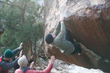 Bouldering in Hueco Tanks on 11/30/2019 with Blue Lizard Climbing and Yoga

Filename: SRM_20191130_1812570.jpg
Aperture: f/2.2
Shutter Speed: 1/250
Body: Canon EOS-1D Mark II
Lens: Canon EF 50mm f/1.8 II