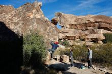 Bouldering in Hueco Tanks on 12/06/2019 with Blue Lizard Climbing and Yoga

Filename: SRM_20191206_1003580.jpg
Aperture: f/5.6
Shutter Speed: 1/640
Body: Canon EOS-1D Mark II
Lens: Canon EF 16-35mm f/2.8 L