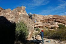Bouldering in Hueco Tanks on 12/06/2019 with Blue Lizard Climbing and Yoga

Filename: SRM_20191206_1006180.jpg
Aperture: f/5.6
Shutter Speed: 1/640
Body: Canon EOS-1D Mark II
Lens: Canon EF 16-35mm f/2.8 L