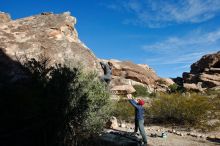 Bouldering in Hueco Tanks on 12/06/2019 with Blue Lizard Climbing and Yoga

Filename: SRM_20191206_1011590.jpg
Aperture: f/5.6
Shutter Speed: 1/400
Body: Canon EOS-1D Mark II
Lens: Canon EF 16-35mm f/2.8 L