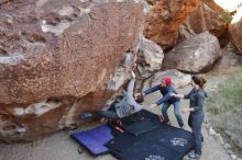 Bouldering in Hueco Tanks on 12/06/2019 with Blue Lizard Climbing and Yoga

Filename: SRM_20191206_1015470.jpg
Aperture: f/4.0
Shutter Speed: 1/250
Body: Canon EOS-1D Mark II
Lens: Canon EF 16-35mm f/2.8 L