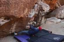 Bouldering in Hueco Tanks on 12/06/2019 with Blue Lizard Climbing and Yoga

Filename: SRM_20191206_1019420.jpg
Aperture: f/4.5
Shutter Speed: 1/250
Body: Canon EOS-1D Mark II
Lens: Canon EF 16-35mm f/2.8 L
