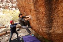 Bouldering in Hueco Tanks on 12/06/2019 with Blue Lizard Climbing and Yoga

Filename: SRM_20191206_1141540.jpg
Aperture: f/6.3
Shutter Speed: 1/250
Body: Canon EOS-1D Mark II
Lens: Canon EF 16-35mm f/2.8 L
