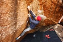 Bouldering in Hueco Tanks on 12/06/2019 with Blue Lizard Climbing and Yoga

Filename: SRM_20191206_1147320.jpg
Aperture: f/3.5
Shutter Speed: 1/250
Body: Canon EOS-1D Mark II
Lens: Canon EF 16-35mm f/2.8 L