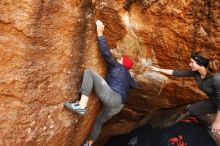 Bouldering in Hueco Tanks on 12/06/2019 with Blue Lizard Climbing and Yoga

Filename: SRM_20191206_1148070.jpg
Aperture: f/4.5
Shutter Speed: 1/250
Body: Canon EOS-1D Mark II
Lens: Canon EF 16-35mm f/2.8 L