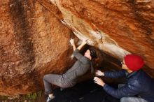 Bouldering in Hueco Tanks on 12/06/2019 with Blue Lizard Climbing and Yoga

Filename: SRM_20191206_1153390.jpg
Aperture: f/4.5
Shutter Speed: 1/250
Body: Canon EOS-1D Mark II
Lens: Canon EF 16-35mm f/2.8 L