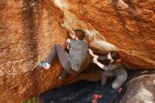 Bouldering in Hueco Tanks on 12/06/2019 with Blue Lizard Climbing and Yoga

Filename: SRM_20191206_1201040.jpg
Aperture: f/4.5
Shutter Speed: 1/250
Body: Canon EOS-1D Mark II
Lens: Canon EF 16-35mm f/2.8 L