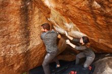 Bouldering in Hueco Tanks on 12/06/2019 with Blue Lizard Climbing and Yoga

Filename: SRM_20191206_1201041.jpg
Aperture: f/4.5
Shutter Speed: 1/250
Body: Canon EOS-1D Mark II
Lens: Canon EF 16-35mm f/2.8 L