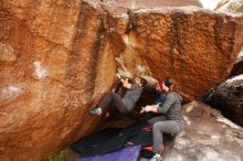 Bouldering in Hueco Tanks on 12/06/2019 with Blue Lizard Climbing and Yoga

Filename: SRM_20191206_1204100.jpg
Aperture: f/5.6
Shutter Speed: 1/250
Body: Canon EOS-1D Mark II
Lens: Canon EF 16-35mm f/2.8 L