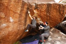 Bouldering in Hueco Tanks on 12/06/2019 with Blue Lizard Climbing and Yoga

Filename: SRM_20191206_1204110.jpg
Aperture: f/5.6
Shutter Speed: 1/250
Body: Canon EOS-1D Mark II
Lens: Canon EF 16-35mm f/2.8 L