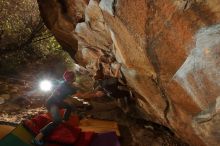 Bouldering in Hueco Tanks on 12/06/2019 with Blue Lizard Climbing and Yoga

Filename: SRM_20191206_1244280.jpg
Aperture: f/8.0
Shutter Speed: 1/250
Body: Canon EOS-1D Mark II
Lens: Canon EF 16-35mm f/2.8 L