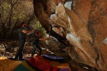 Bouldering in Hueco Tanks on 12/06/2019 with Blue Lizard Climbing and Yoga

Filename: SRM_20191206_1244590.jpg
Aperture: f/8.0
Shutter Speed: 1/250
Body: Canon EOS-1D Mark II
Lens: Canon EF 16-35mm f/2.8 L