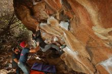 Bouldering in Hueco Tanks on 12/06/2019 with Blue Lizard Climbing and Yoga

Filename: SRM_20191206_1311100.jpg
Aperture: f/6.3
Shutter Speed: 1/250
Body: Canon EOS-1D Mark II
Lens: Canon EF 16-35mm f/2.8 L