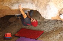 Bouldering in Hueco Tanks on 12/06/2019 with Blue Lizard Climbing and Yoga

Filename: SRM_20191206_1324140.jpg
Aperture: f/2.8
Shutter Speed: 1/250
Body: Canon EOS-1D Mark II
Lens: Canon EF 50mm f/1.8 II