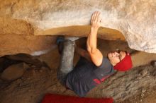 Bouldering in Hueco Tanks on 12/06/2019 with Blue Lizard Climbing and Yoga

Filename: SRM_20191206_1327150.jpg
Aperture: f/2.8
Shutter Speed: 1/250
Body: Canon EOS-1D Mark II
Lens: Canon EF 50mm f/1.8 II