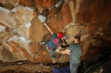 Bouldering in Hueco Tanks on 12/06/2019 with Blue Lizard Climbing and Yoga

Filename: SRM_20191206_1342580.jpg
Aperture: f/7.1
Shutter Speed: 1/250
Body: Canon EOS-1D Mark II
Lens: Canon EF 16-35mm f/2.8 L