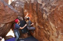 Bouldering in Hueco Tanks on 12/06/2019 with Blue Lizard Climbing and Yoga

Filename: SRM_20191206_1404020.jpg
Aperture: f/4.0
Shutter Speed: 1/250
Body: Canon EOS-1D Mark II
Lens: Canon EF 16-35mm f/2.8 L