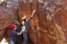 Bouldering in Hueco Tanks on 12/06/2019 with Blue Lizard Climbing and Yoga

Filename: SRM_20191206_1411272.jpg
Aperture: f/4.0
Shutter Speed: 1/250
Body: Canon EOS-1D Mark II
Lens: Canon EF 16-35mm f/2.8 L