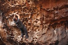 Bouldering in Hueco Tanks on 12/06/2019 with Blue Lizard Climbing and Yoga

Filename: SRM_20191206_1522180.jpg
Aperture: f/2.2
Shutter Speed: 1/250
Body: Canon EOS-1D Mark II
Lens: Canon EF 50mm f/1.8 II