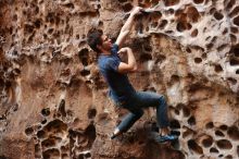 Bouldering in Hueco Tanks on 12/06/2019 with Blue Lizard Climbing and Yoga

Filename: SRM_20191206_1524010.jpg
Aperture: f/2.8
Shutter Speed: 1/250
Body: Canon EOS-1D Mark II
Lens: Canon EF 50mm f/1.8 II