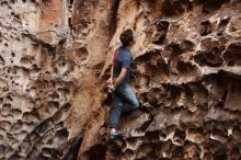 Bouldering in Hueco Tanks on 12/06/2019 with Blue Lizard Climbing and Yoga

Filename: SRM_20191206_1525410.jpg
Aperture: f/3.2
Shutter Speed: 1/250
Body: Canon EOS-1D Mark II
Lens: Canon EF 50mm f/1.8 II