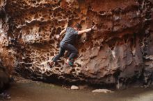 Bouldering in Hueco Tanks on 12/06/2019 with Blue Lizard Climbing and Yoga

Filename: SRM_20191206_1529570.jpg
Aperture: f/2.0
Shutter Speed: 1/200
Body: Canon EOS-1D Mark II
Lens: Canon EF 50mm f/1.8 II