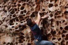 Bouldering in Hueco Tanks on 12/06/2019 with Blue Lizard Climbing and Yoga

Filename: SRM_20191206_1530330.jpg
Aperture: f/3.2
Shutter Speed: 1/200
Body: Canon EOS-1D Mark II
Lens: Canon EF 50mm f/1.8 II