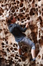 Bouldering in Hueco Tanks on 12/06/2019 with Blue Lizard Climbing and Yoga

Filename: SRM_20191206_1533310.jpg
Aperture: f/2.8
Shutter Speed: 1/160
Body: Canon EOS-1D Mark II
Lens: Canon EF 50mm f/1.8 II