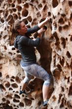 Bouldering in Hueco Tanks on 12/06/2019 with Blue Lizard Climbing and Yoga

Filename: SRM_20191206_1533360.jpg
Aperture: f/2.5
Shutter Speed: 1/160
Body: Canon EOS-1D Mark II
Lens: Canon EF 50mm f/1.8 II