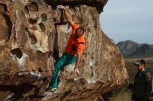 Bouldering in Hueco Tanks on 12/11/2019 with Blue Lizard Climbing and Yoga

Filename: SRM_20191211_0959170.jpg
Aperture: f/5.0
Shutter Speed: 1/400
Body: Canon EOS-1D Mark II
Lens: Canon EF 50mm f/1.8 II