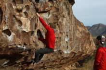 Bouldering in Hueco Tanks on 12/11/2019 with Blue Lizard Climbing and Yoga

Filename: SRM_20191211_1000510.jpg
Aperture: f/4.5
Shutter Speed: 1/400
Body: Canon EOS-1D Mark II
Lens: Canon EF 50mm f/1.8 II