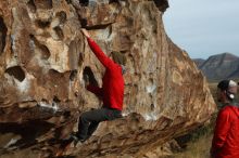 Bouldering in Hueco Tanks on 12/11/2019 with Blue Lizard Climbing and Yoga

Filename: SRM_20191211_1000510.jpg
Aperture: f/4.5
Shutter Speed: 1/400
Body: Canon EOS-1D Mark II
Lens: Canon EF 50mm f/1.8 II