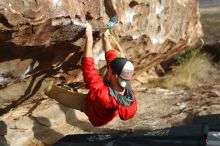 Bouldering in Hueco Tanks on 12/11/2019 with Blue Lizard Climbing and Yoga

Filename: SRM_20191211_1001410.jpg
Aperture: f/3.5
Shutter Speed: 1/400
Body: Canon EOS-1D Mark II
Lens: Canon EF 50mm f/1.8 II