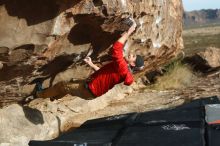 Bouldering in Hueco Tanks on 12/11/2019 with Blue Lizard Climbing and Yoga

Filename: SRM_20191211_1007360.jpg
Aperture: f/4.0
Shutter Speed: 1/400
Body: Canon EOS-1D Mark II
Lens: Canon EF 50mm f/1.8 II