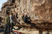 Bouldering in Hueco Tanks on 12/11/2019 with Blue Lizard Climbing and Yoga

Filename: SRM_20191211_1013490.jpg
Aperture: f/4.0
Shutter Speed: 1/400
Body: Canon EOS-1D Mark II
Lens: Canon EF 50mm f/1.8 II