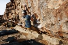 Bouldering in Hueco Tanks on 12/11/2019 with Blue Lizard Climbing and Yoga

Filename: SRM_20191211_1025420.jpg
Aperture: f/5.6
Shutter Speed: 1/400
Body: Canon EOS-1D Mark II
Lens: Canon EF 16-35mm f/2.8 L