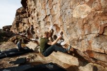 Bouldering in Hueco Tanks on 12/11/2019 with Blue Lizard Climbing and Yoga

Filename: SRM_20191211_1027130.jpg
Aperture: f/6.3
Shutter Speed: 1/400
Body: Canon EOS-1D Mark II
Lens: Canon EF 16-35mm f/2.8 L