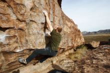 Bouldering in Hueco Tanks on 12/11/2019 with Blue Lizard Climbing and Yoga

Filename: SRM_20191211_1027580.jpg
Aperture: f/6.3
Shutter Speed: 1/400
Body: Canon EOS-1D Mark II
Lens: Canon EF 16-35mm f/2.8 L