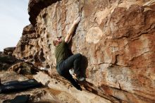 Bouldering in Hueco Tanks on 12/11/2019 with Blue Lizard Climbing and Yoga

Filename: SRM_20191211_1035070.jpg
Aperture: f/6.3
Shutter Speed: 1/400
Body: Canon EOS-1D Mark II
Lens: Canon EF 16-35mm f/2.8 L