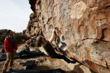 Bouldering in Hueco Tanks on 12/11/2019 with Blue Lizard Climbing and Yoga

Filename: SRM_20191211_1038310.jpg
Aperture: f/7.1
Shutter Speed: 1/400
Body: Canon EOS-1D Mark II
Lens: Canon EF 16-35mm f/2.8 L
