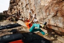 Bouldering in Hueco Tanks on 12/11/2019 with Blue Lizard Climbing and Yoga

Filename: SRM_20191211_1042500.jpg
Aperture: f/5.6
Shutter Speed: 1/400
Body: Canon EOS-1D Mark II
Lens: Canon EF 16-35mm f/2.8 L