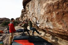 Bouldering in Hueco Tanks on 12/11/2019 with Blue Lizard Climbing and Yoga

Filename: SRM_20191211_1044270.jpg
Aperture: f/5.6
Shutter Speed: 1/400
Body: Canon EOS-1D Mark II
Lens: Canon EF 16-35mm f/2.8 L