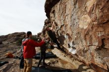 Bouldering in Hueco Tanks on 12/11/2019 with Blue Lizard Climbing and Yoga

Filename: SRM_20191211_1051500.jpg
Aperture: f/7.1
Shutter Speed: 1/400
Body: Canon EOS-1D Mark II
Lens: Canon EF 16-35mm f/2.8 L