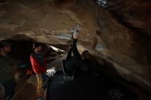 Bouldering in Hueco Tanks on 12/11/2019 with Blue Lizard Climbing and Yoga

Filename: SRM_20191211_1208130.jpg
Aperture: f/8.0
Shutter Speed: 1/250
Body: Canon EOS-1D Mark II
Lens: Canon EF 16-35mm f/2.8 L