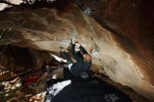 Bouldering in Hueco Tanks on 12/11/2019 with Blue Lizard Climbing and Yoga

Filename: SRM_20191211_1216530.jpg
Aperture: f/6.3
Shutter Speed: 1/250
Body: Canon EOS-1D Mark II
Lens: Canon EF 16-35mm f/2.8 L