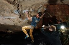 Bouldering in Hueco Tanks on 12/11/2019 with Blue Lizard Climbing and Yoga

Filename: SRM_20191211_1221580.jpg
Aperture: f/6.3
Shutter Speed: 1/250
Body: Canon EOS-1D Mark II
Lens: Canon EF 16-35mm f/2.8 L
