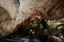 Bouldering in Hueco Tanks on 12/11/2019 with Blue Lizard Climbing and Yoga

Filename: SRM_20191211_1241520.jpg
Aperture: f/6.3
Shutter Speed: 1/250
Body: Canon EOS-1D Mark II
Lens: Canon EF 16-35mm f/2.8 L