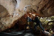 Bouldering in Hueco Tanks on 12/11/2019 with Blue Lizard Climbing and Yoga

Filename: SRM_20191211_1241530.jpg
Aperture: f/6.3
Shutter Speed: 1/250
Body: Canon EOS-1D Mark II
Lens: Canon EF 16-35mm f/2.8 L