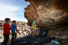 Bouldering in Hueco Tanks on 12/11/2019 with Blue Lizard Climbing and Yoga

Filename: SRM_20191211_1349110.jpg
Aperture: f/5.6
Shutter Speed: 1/250
Body: Canon EOS-1D Mark II
Lens: Canon EF 16-35mm f/2.8 L
